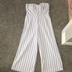 Strapless jumpsuit
